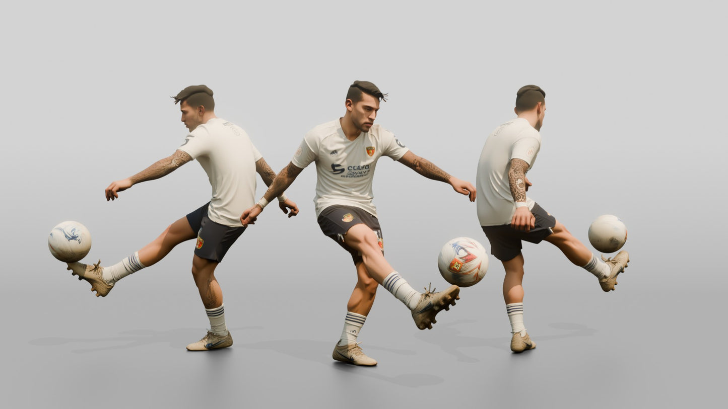 Soccer Player Trivela Pass