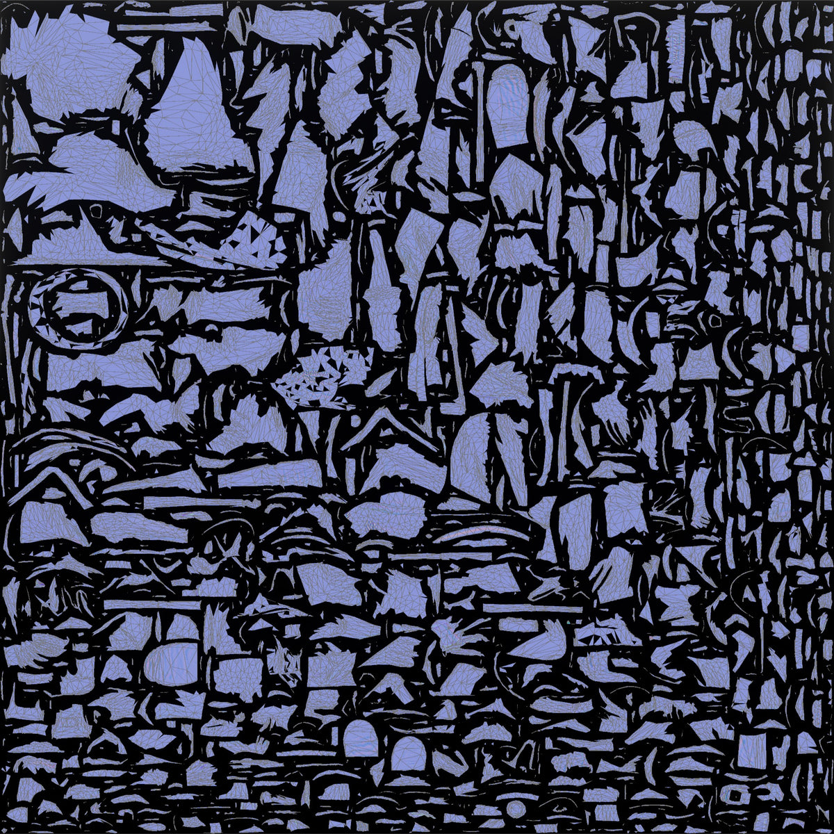 Construction Worker Man 91 - UV layout, normal map