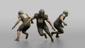 Defensive Tackle Bull-Rushing Forward