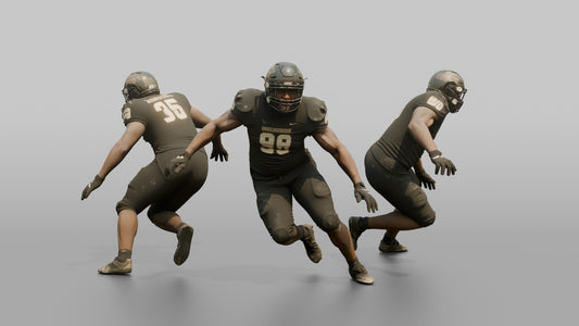 Defensive Tackle Bull-Rushing Forward