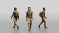 Young Turkish Man Walking with Headphones