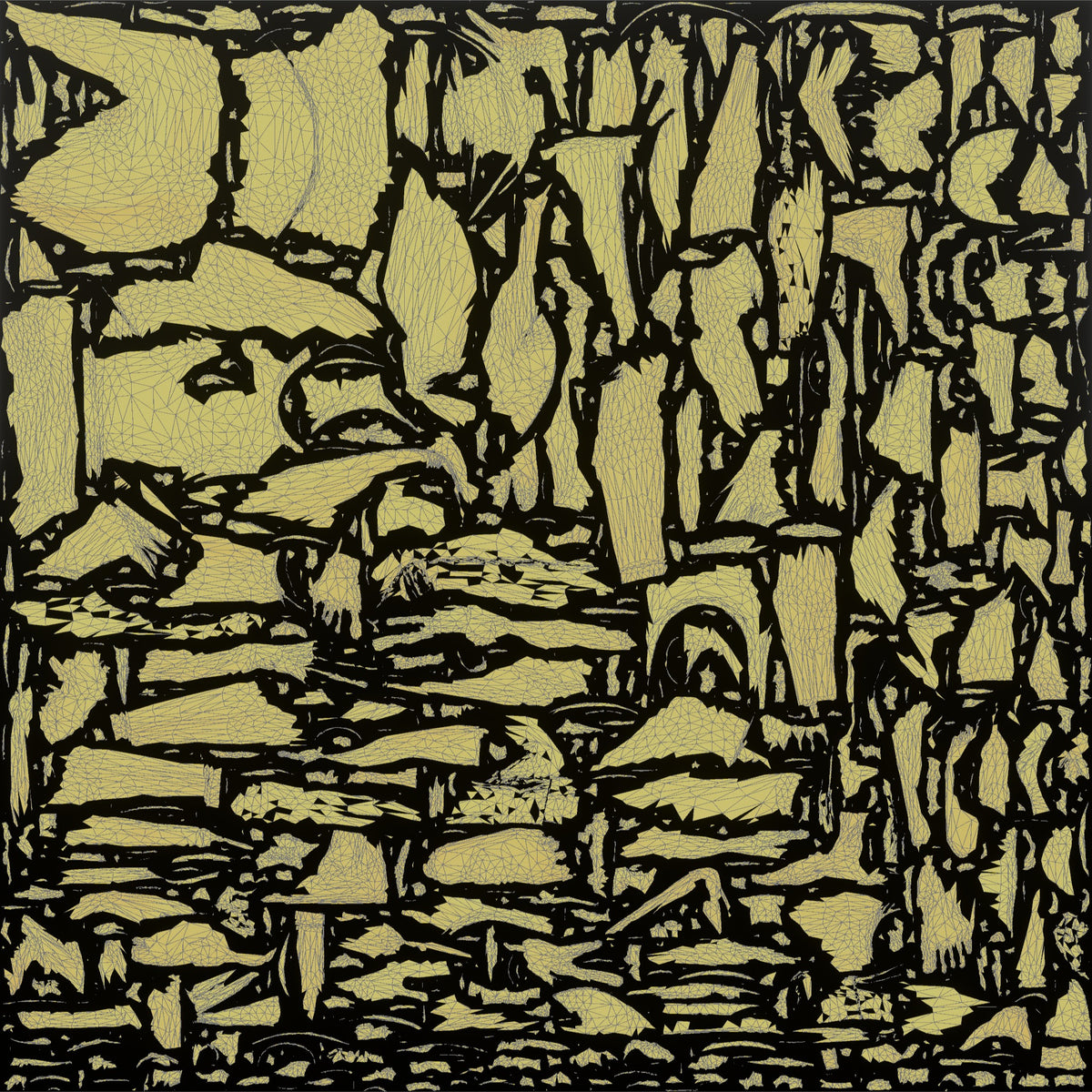 Bodyweight Athlete Woman Holding A Wall-sit Position - UV layout, metallic roughness map