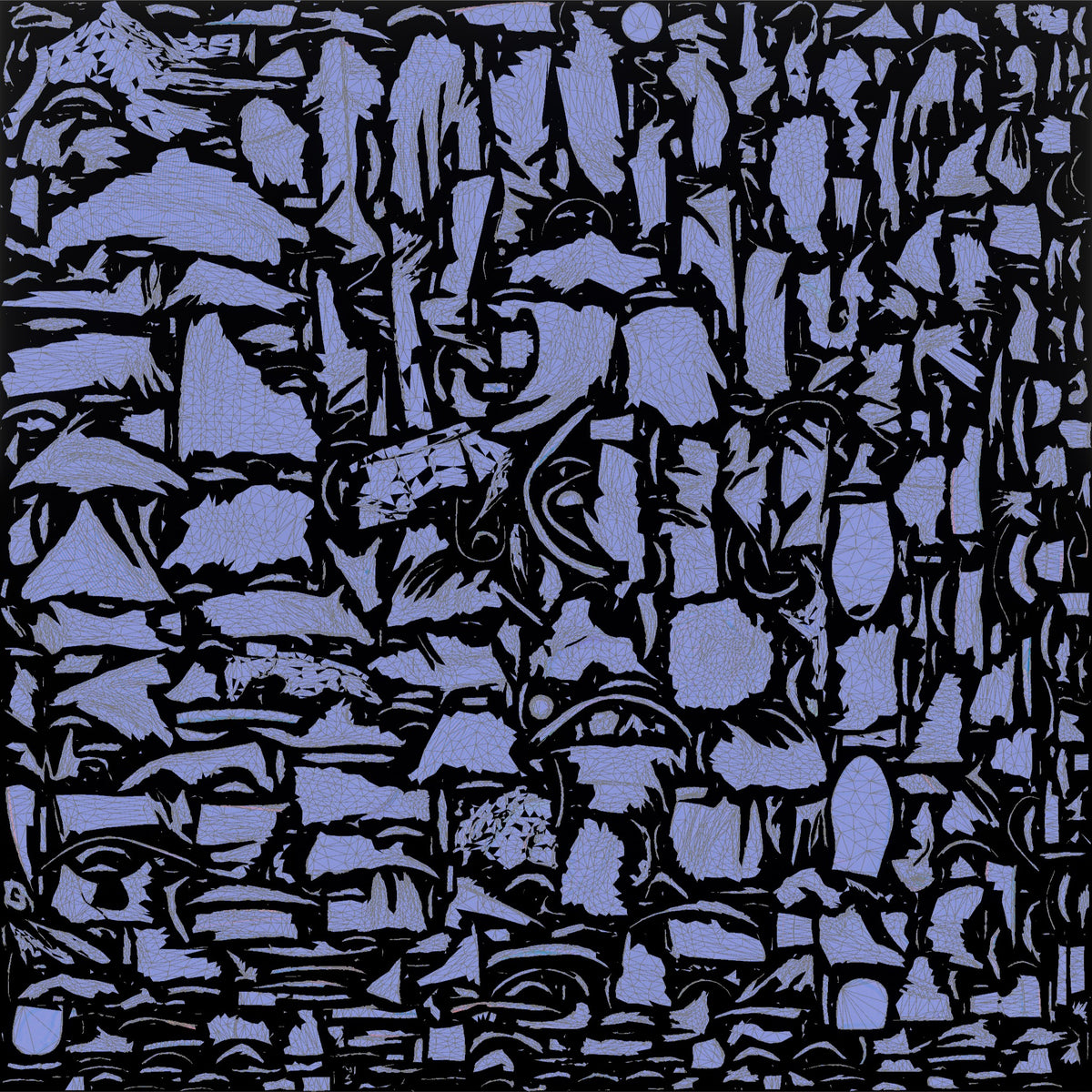 Homeless Man Holding a Steaming Paper Coffee Cup - UV layout, normal map