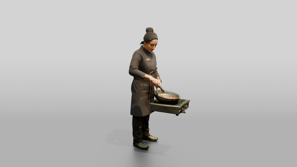 Chef Roasting Whole Spices