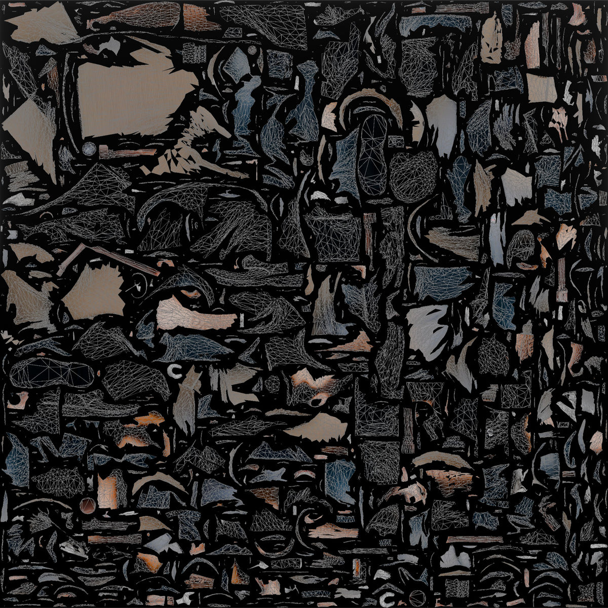 Mechanic Holding a Tire Iron - UV layout, base color map