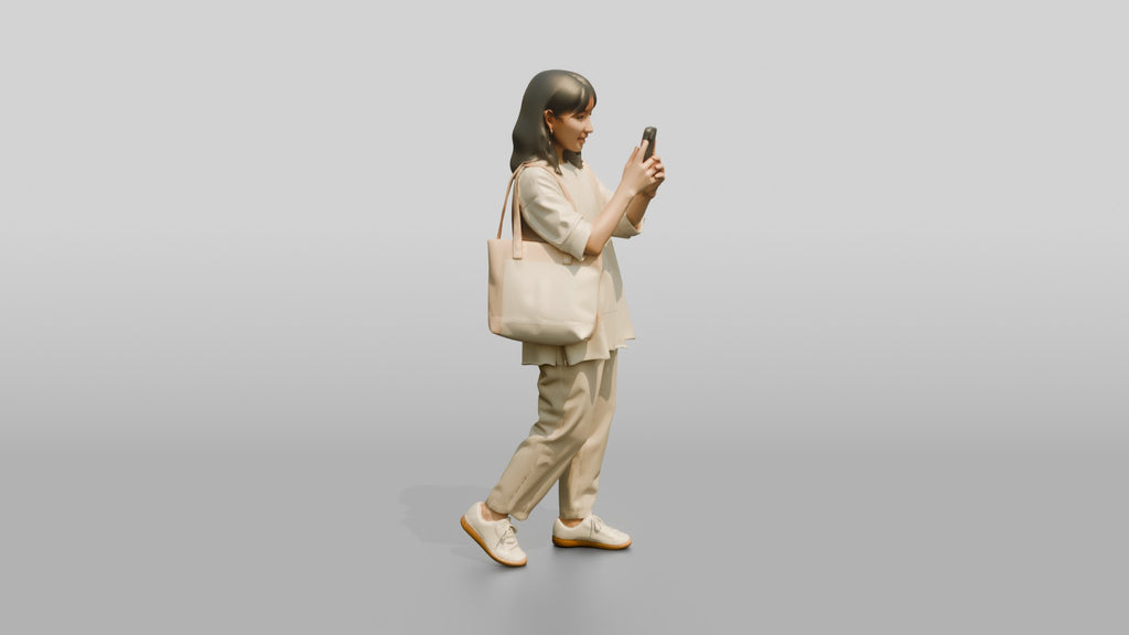 Woman Taking a Photo on Her Phone