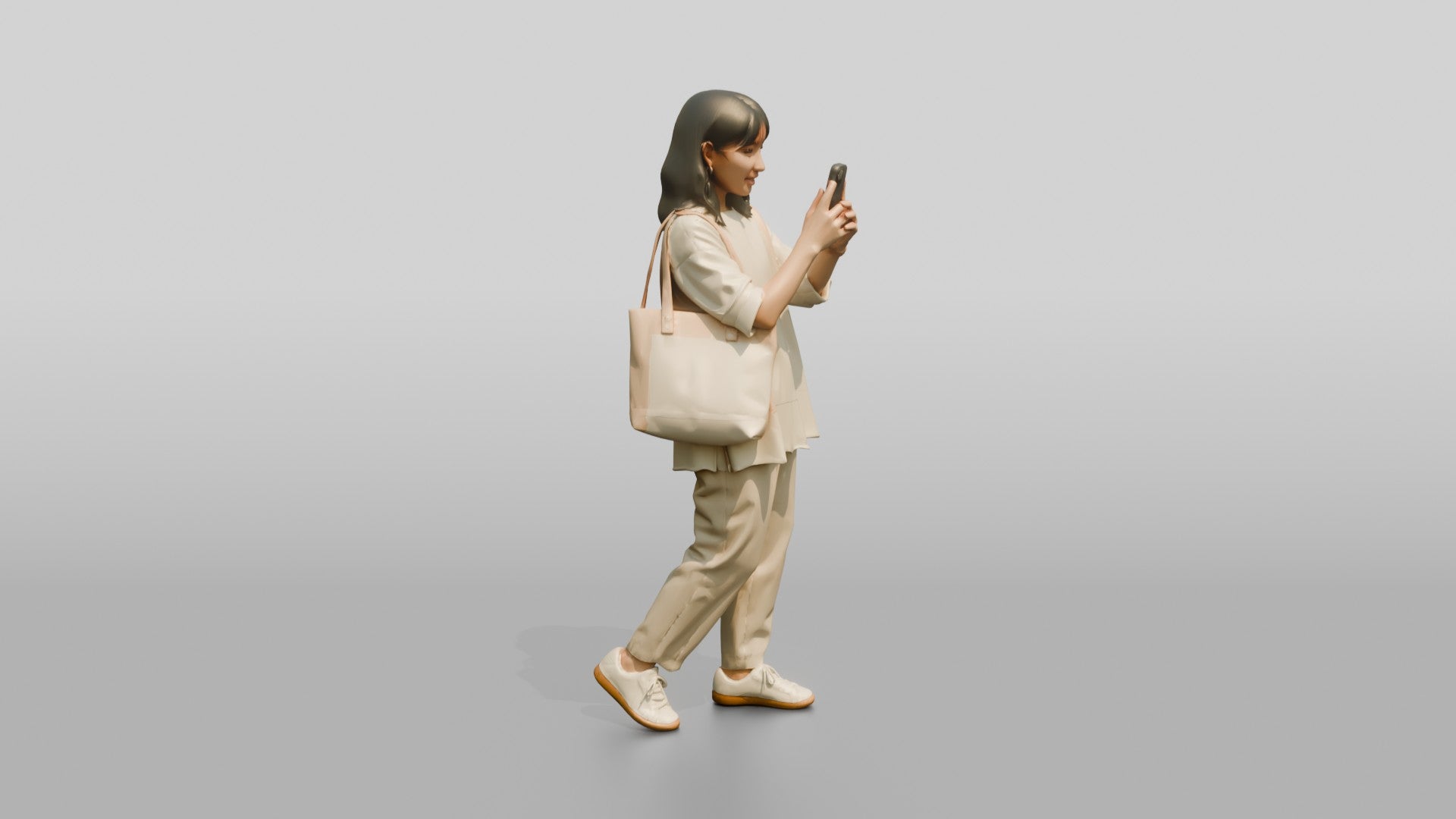 Woman Taking a Photo on Her Phone