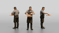 Line Cook Carving Roast Pork Belly