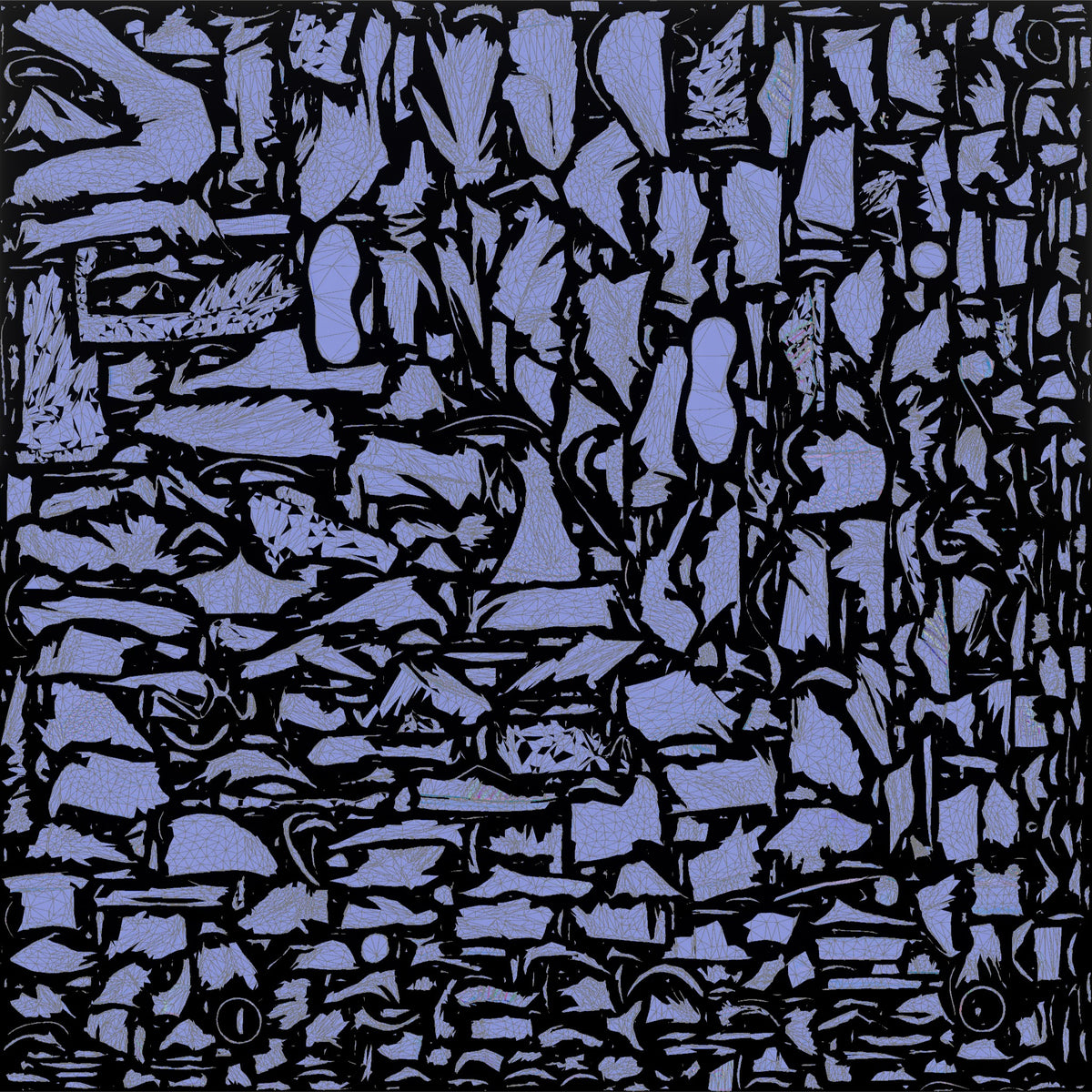 Black Man in Hooded Jacket Drinking Coffee - UV layout, normal map
