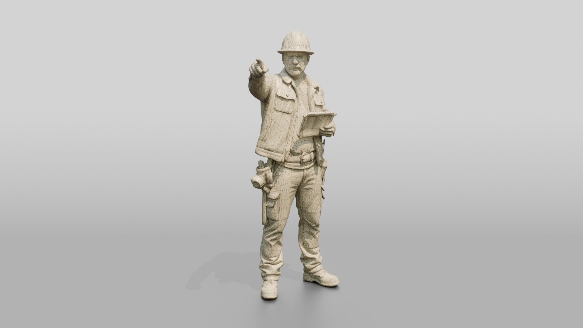 Construction Worker Man 80