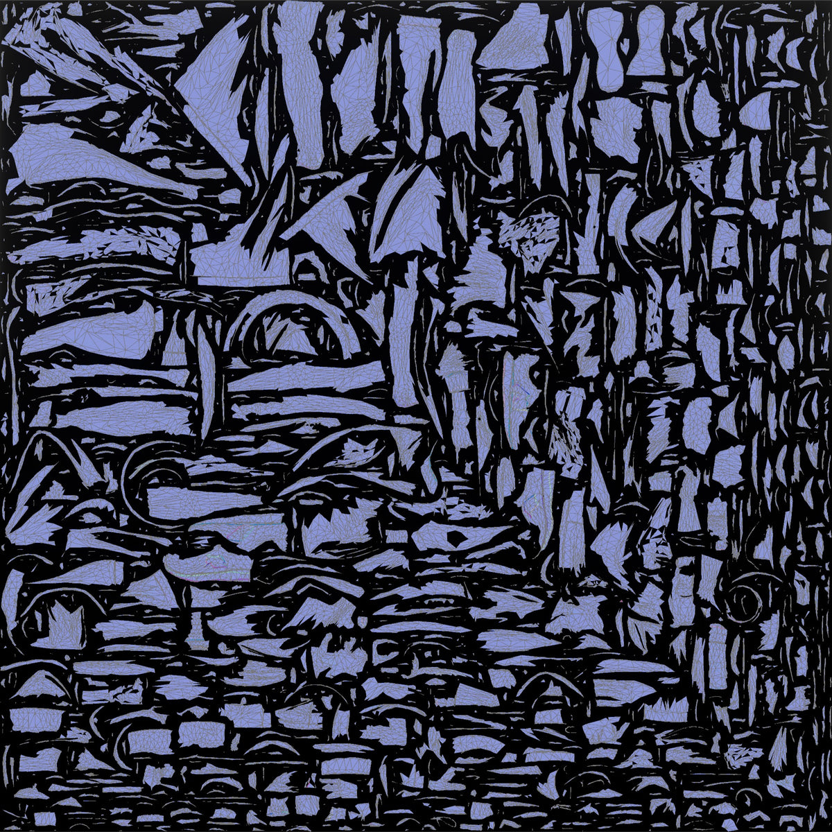 Man Shaking Out Open Linen Hoodie - UV layout, normal map