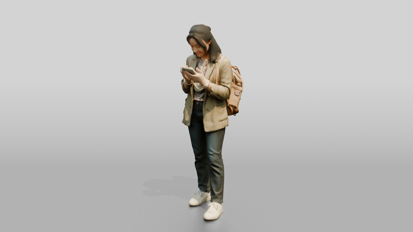 Teenage Girl Navigating New City