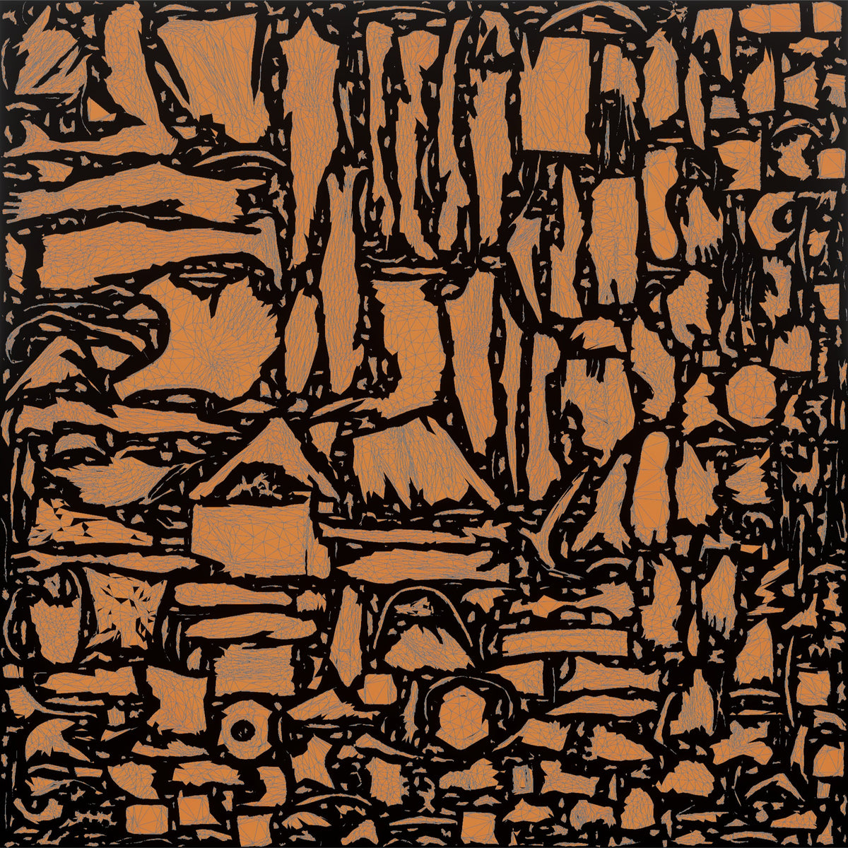 Weightlifter Man Performing A Dumbbell Bicep Curl - UV layout, metallic roughness map