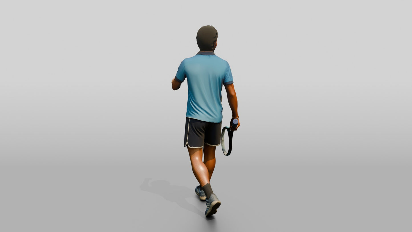 Male Tennis Player Giving a Thumbs-Up