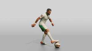 Soccer Player Sole-Roll Skill Move - 3D character model, view 1
