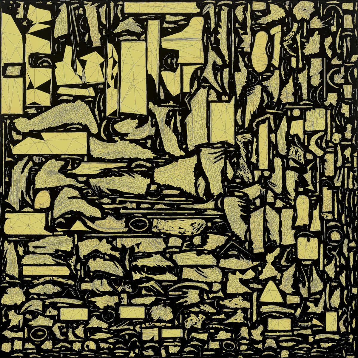 Young Chinese Man Relaxing on a Bench with Phone - UV layout, metallic roughness map