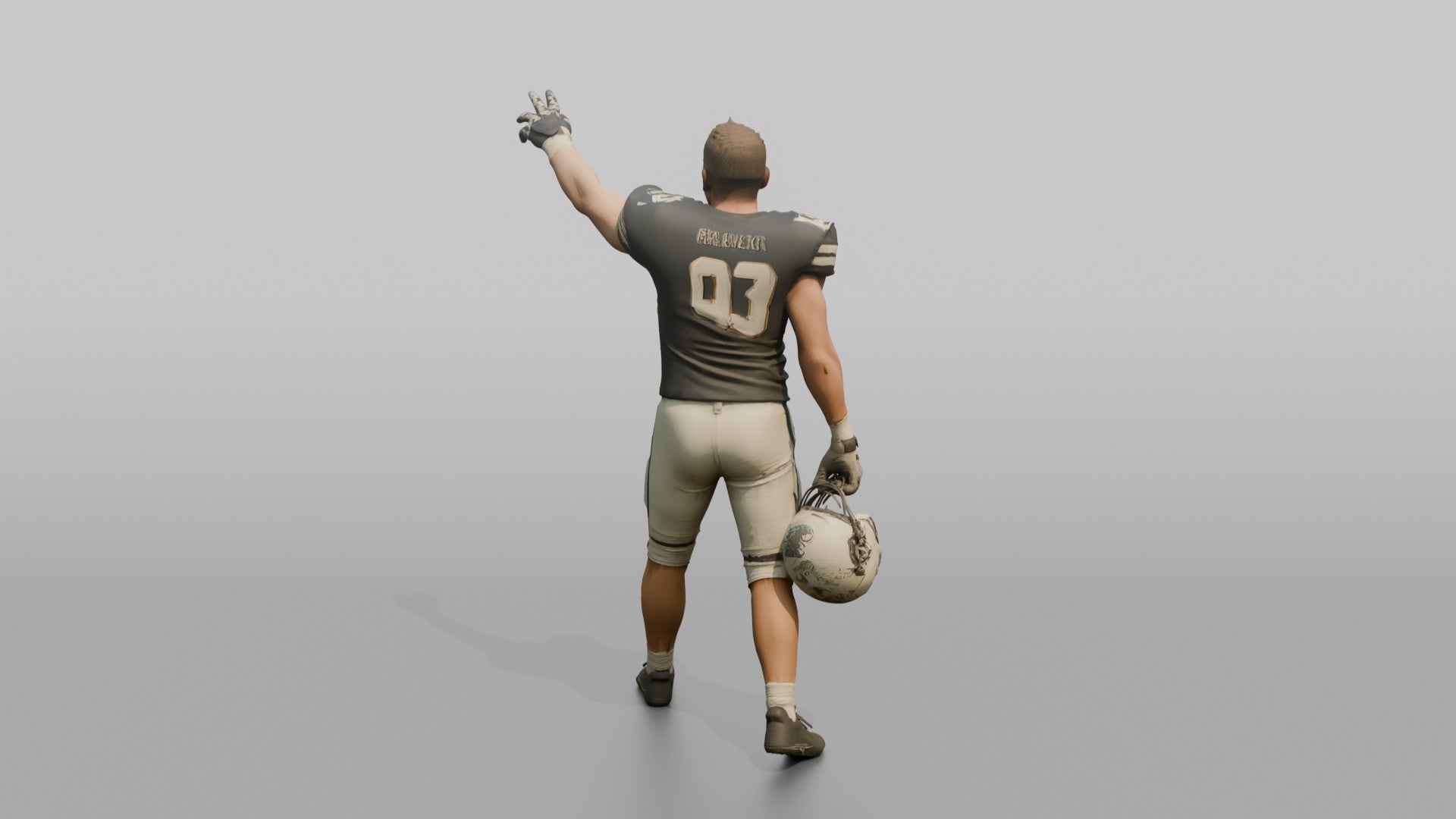 Linebacker Calling Out Defensive Signals