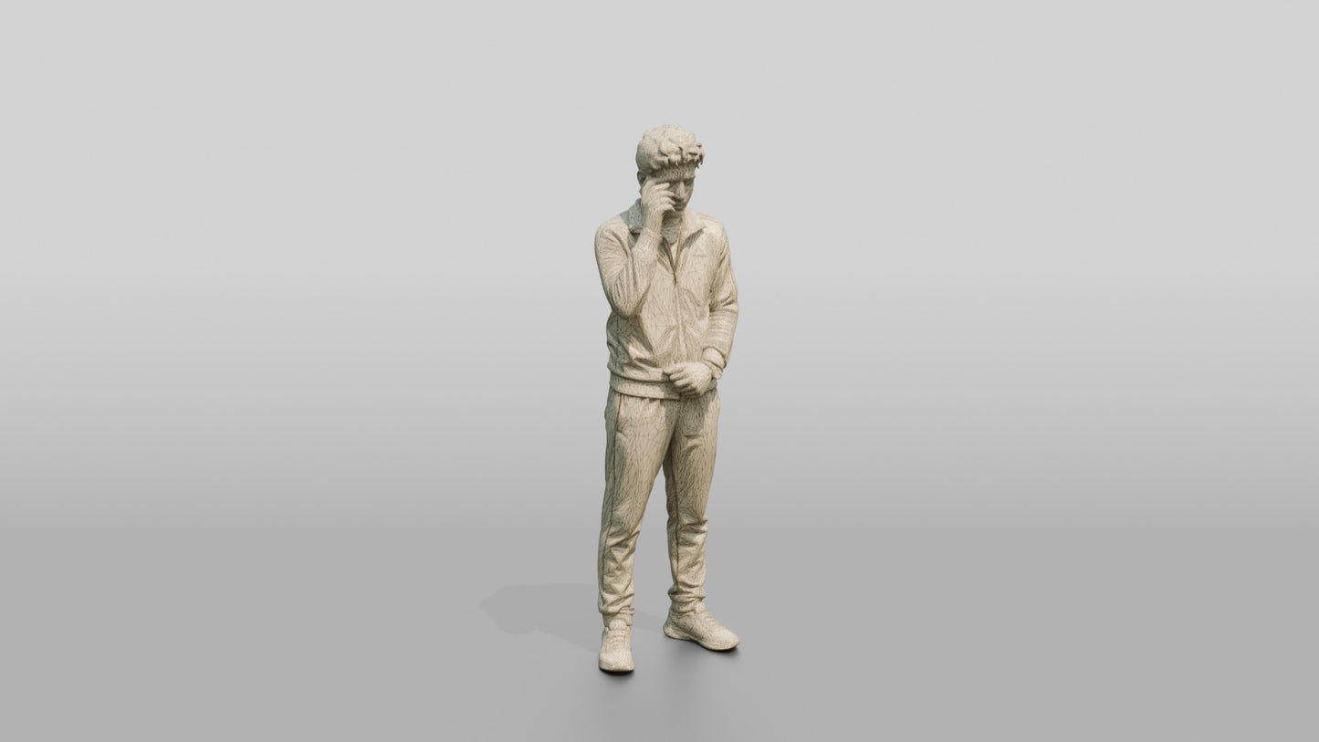 Middle Eastern Male On The Phone