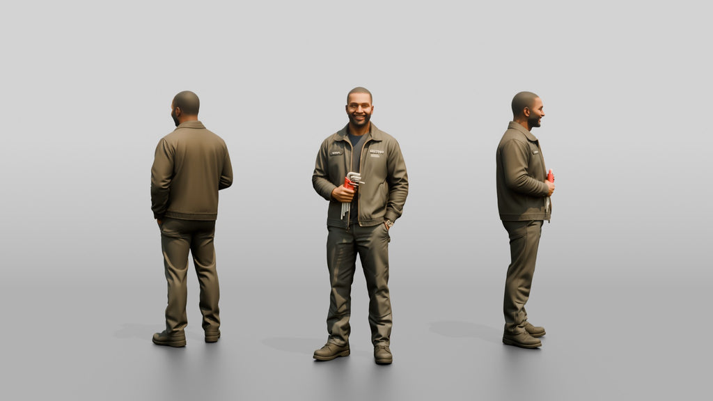 Mechanic Holding a Set of Allen Keys