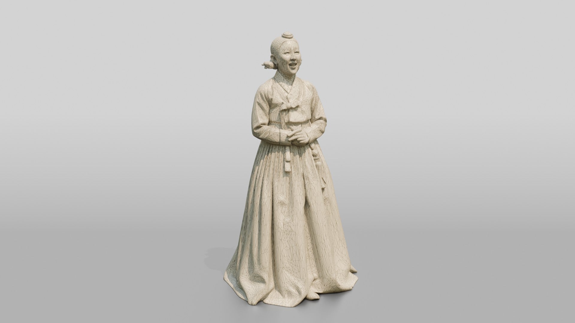 Opera Soprano Singing in Hanbok