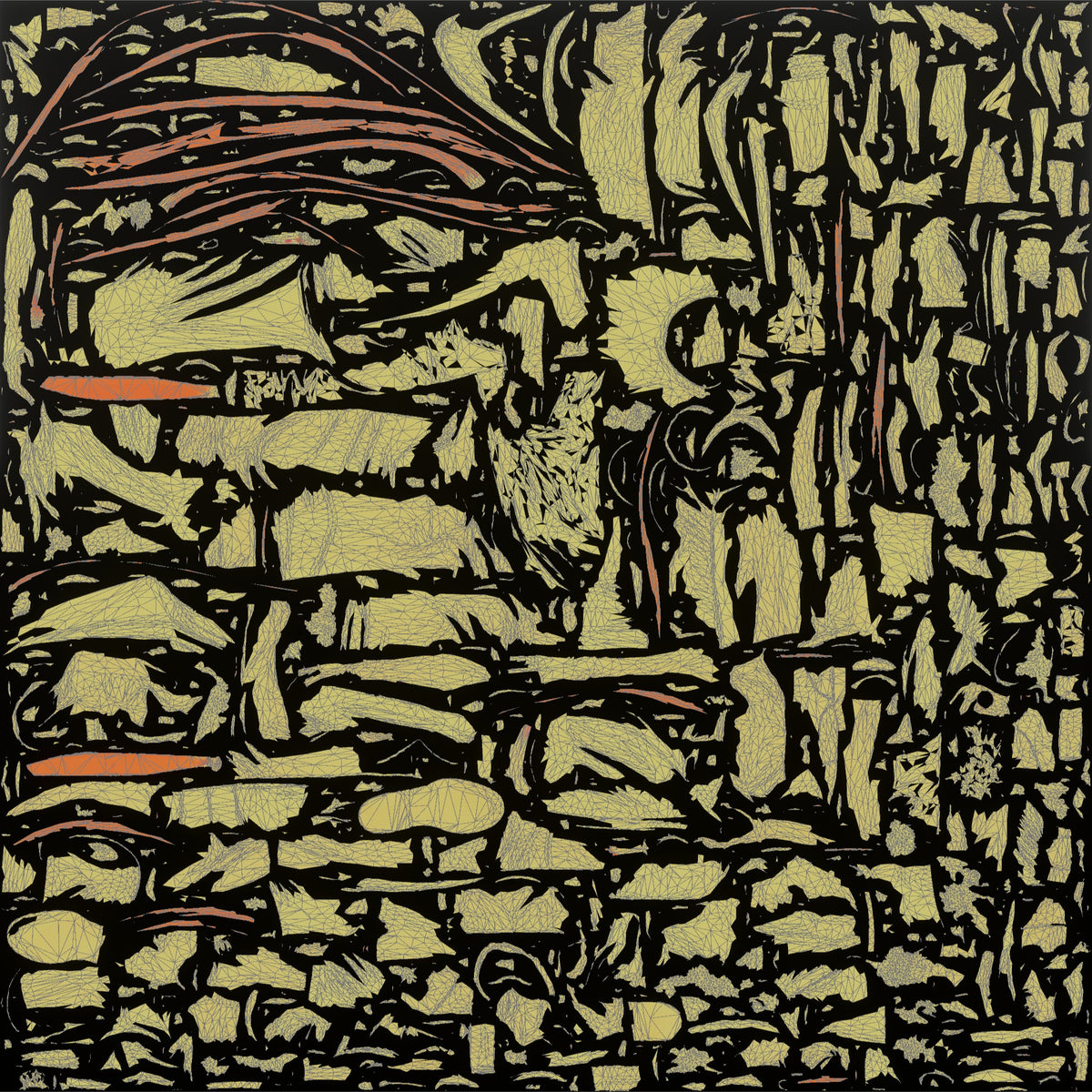 Father Holding A Garden Hose, Watering Unseen Plants - UV layout, metallic roughness map