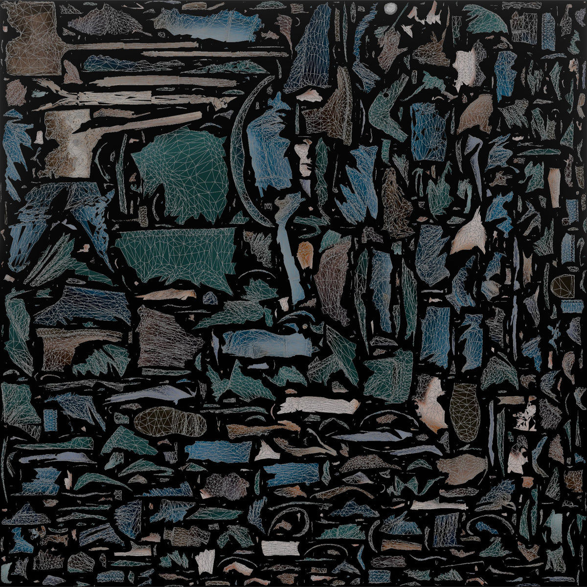 Farmer Standing Proudly Dirt Covered Spade - UV layout, base color map