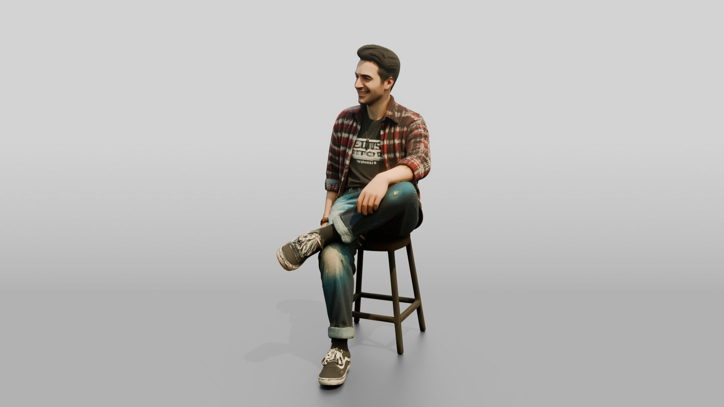 Grunge Skater Man 03