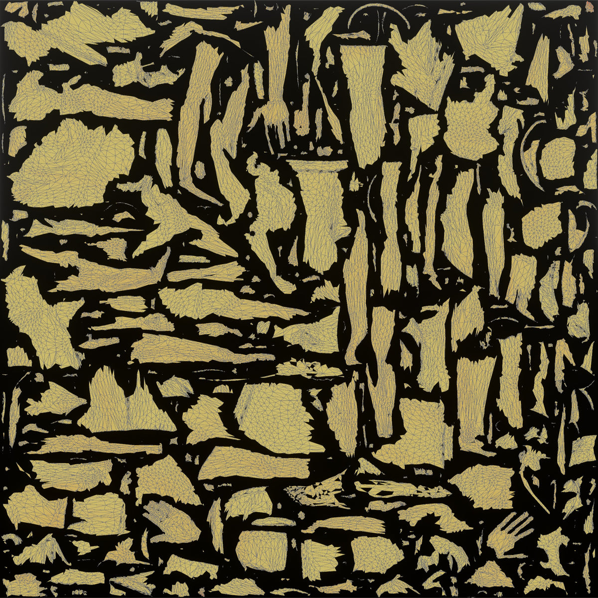Bodyweight Athlete Man Holding A Side Plank - UV layout, metallic roughness map