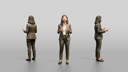 Woman Presenting at a Summit