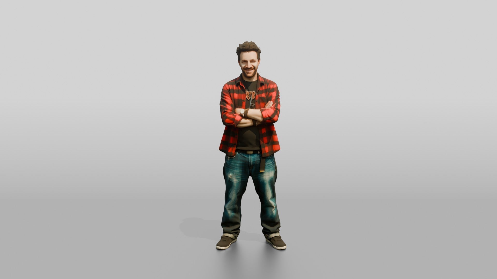 Grunge Skater Man 07