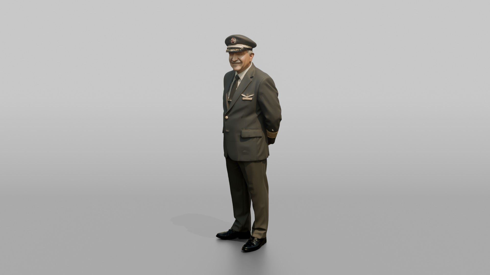 Caucasian Co-Pilot Carrying a Flight Bag