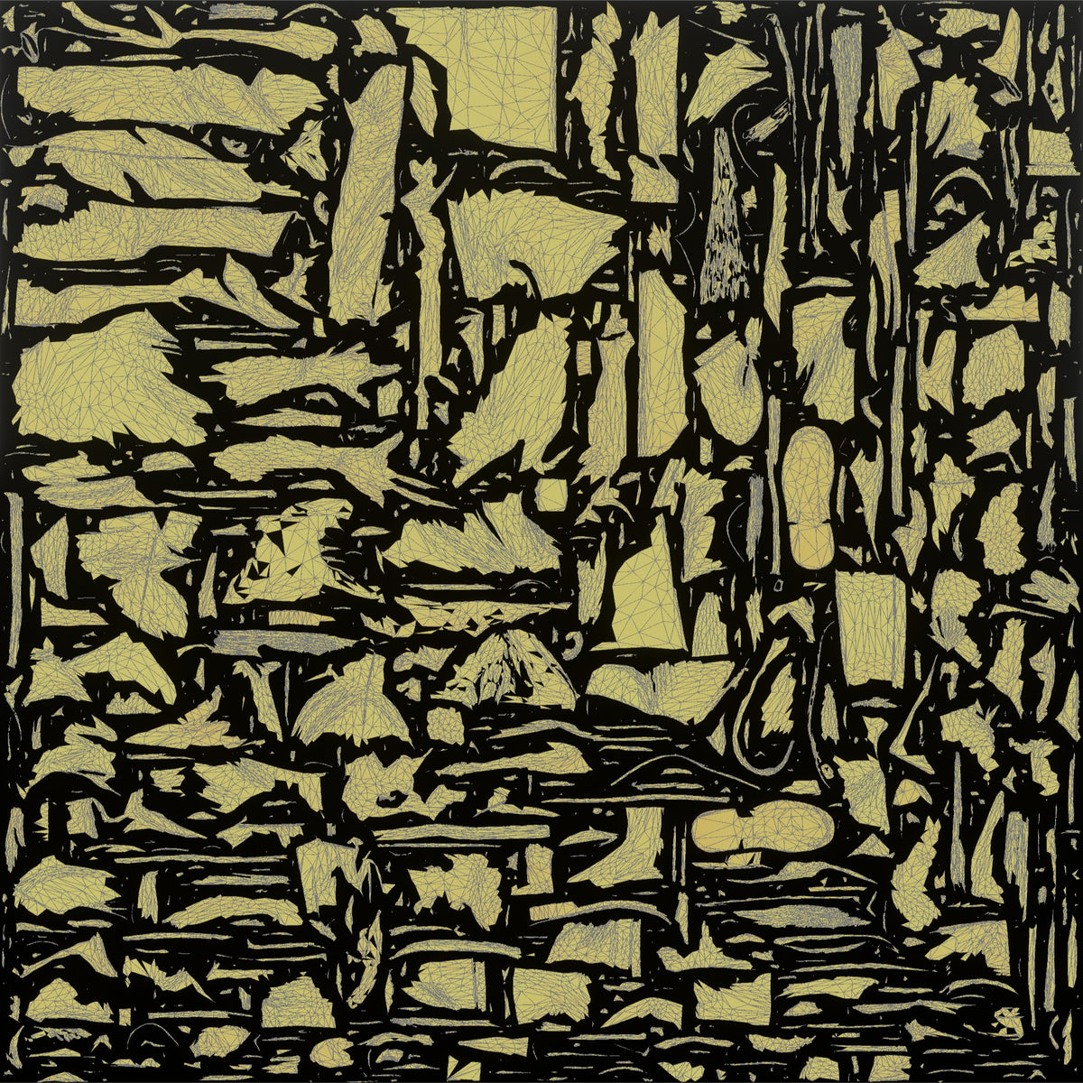 Housekeeping Staff Man Carrying A Stack Of Clean Bedsheets - UV layout, metallic roughness map