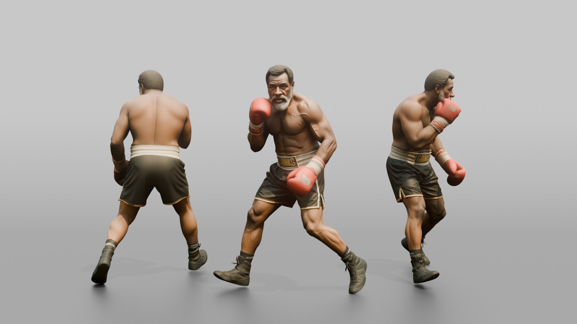 Boxer Resetting Stance with Shuffle Step