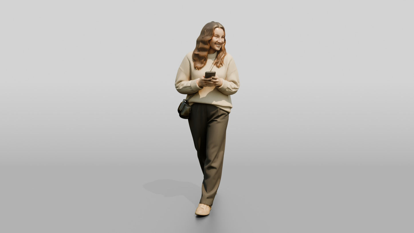 Cozy Oversized Casual Woman 02