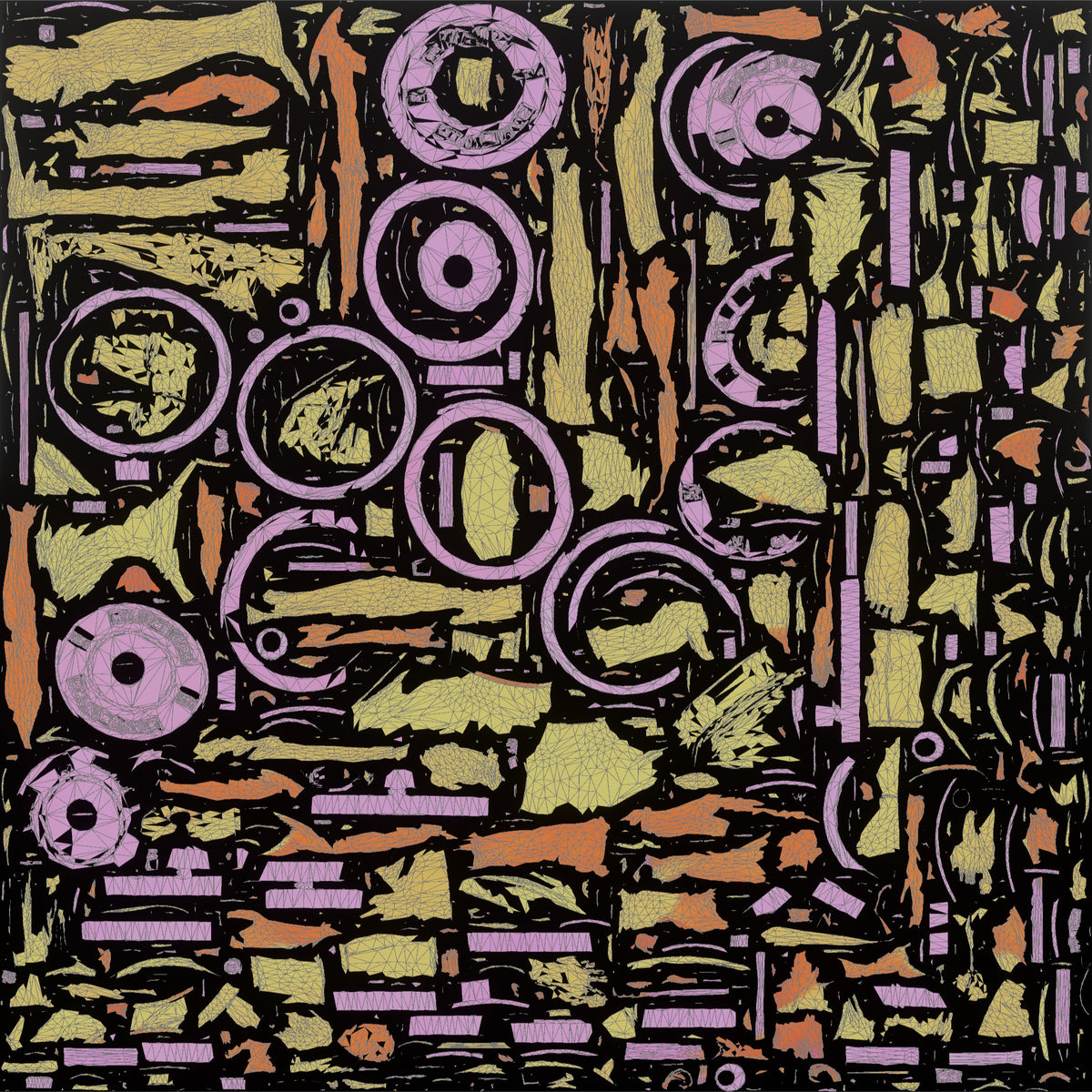 Weightlifter Man Holding A Loaded Barbell At The Hips - UV layout, metallic roughness map