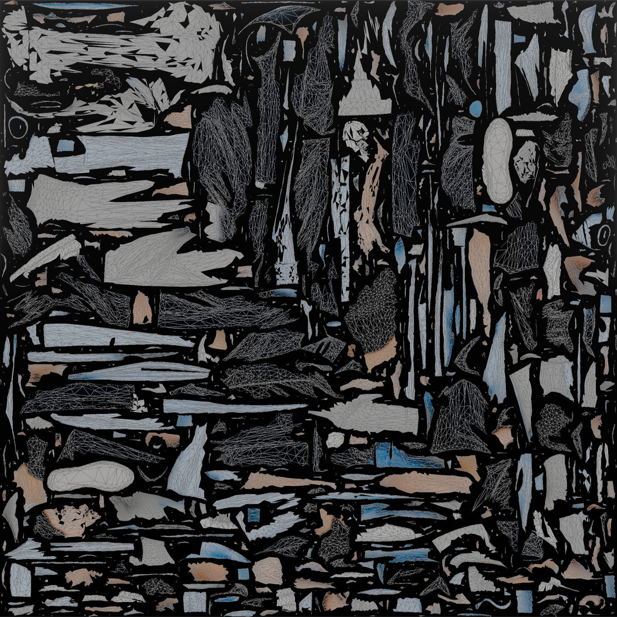 Man Customer Looking At His Reflection While Holding A Dress Shirt Against His Chest - UV layout, base color map