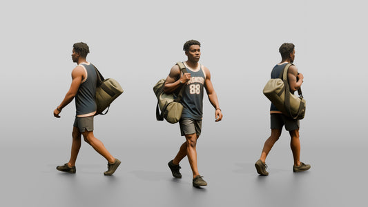 West African Male Walking