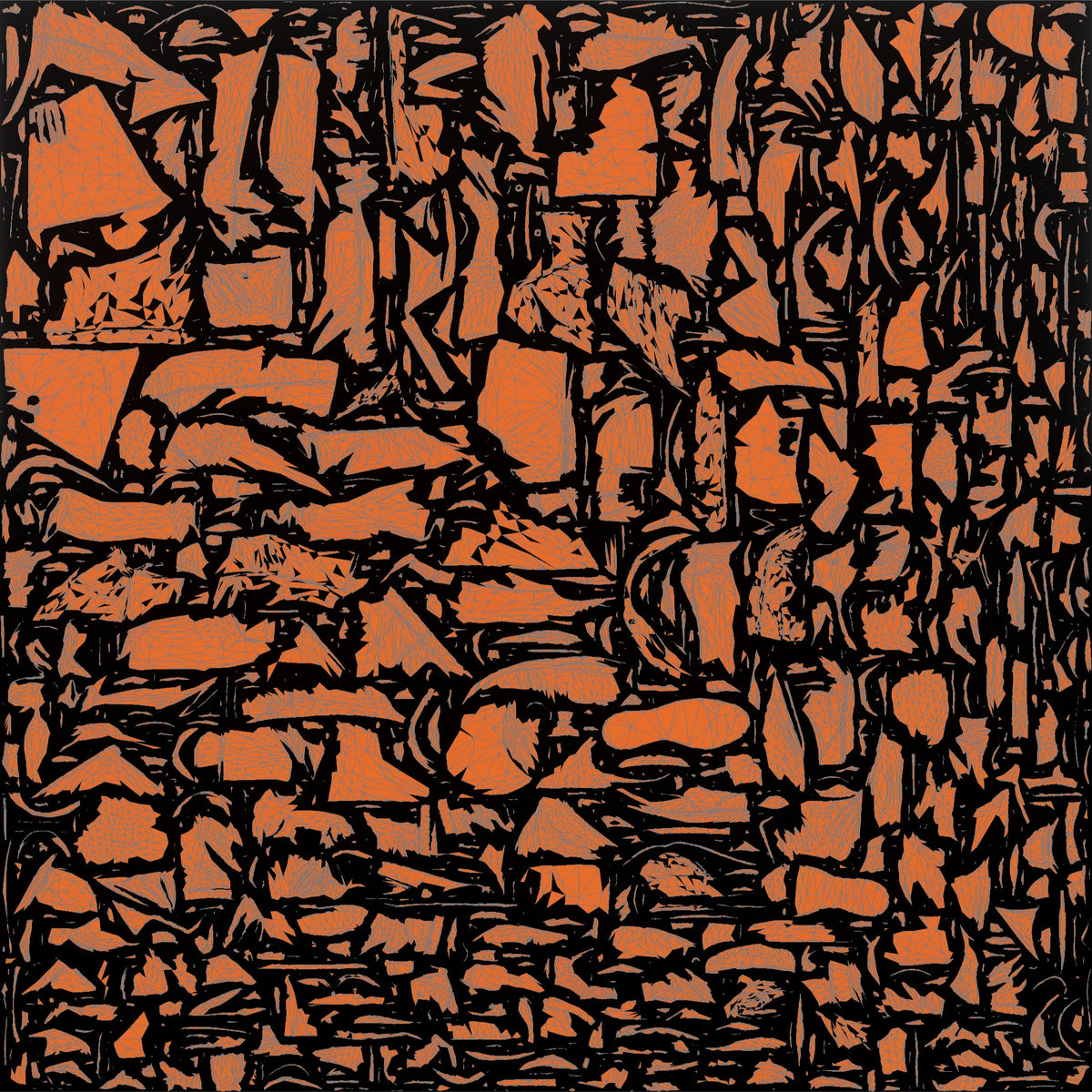 White Man Holding a Newspaper Overhead - UV layout, metallic roughness map