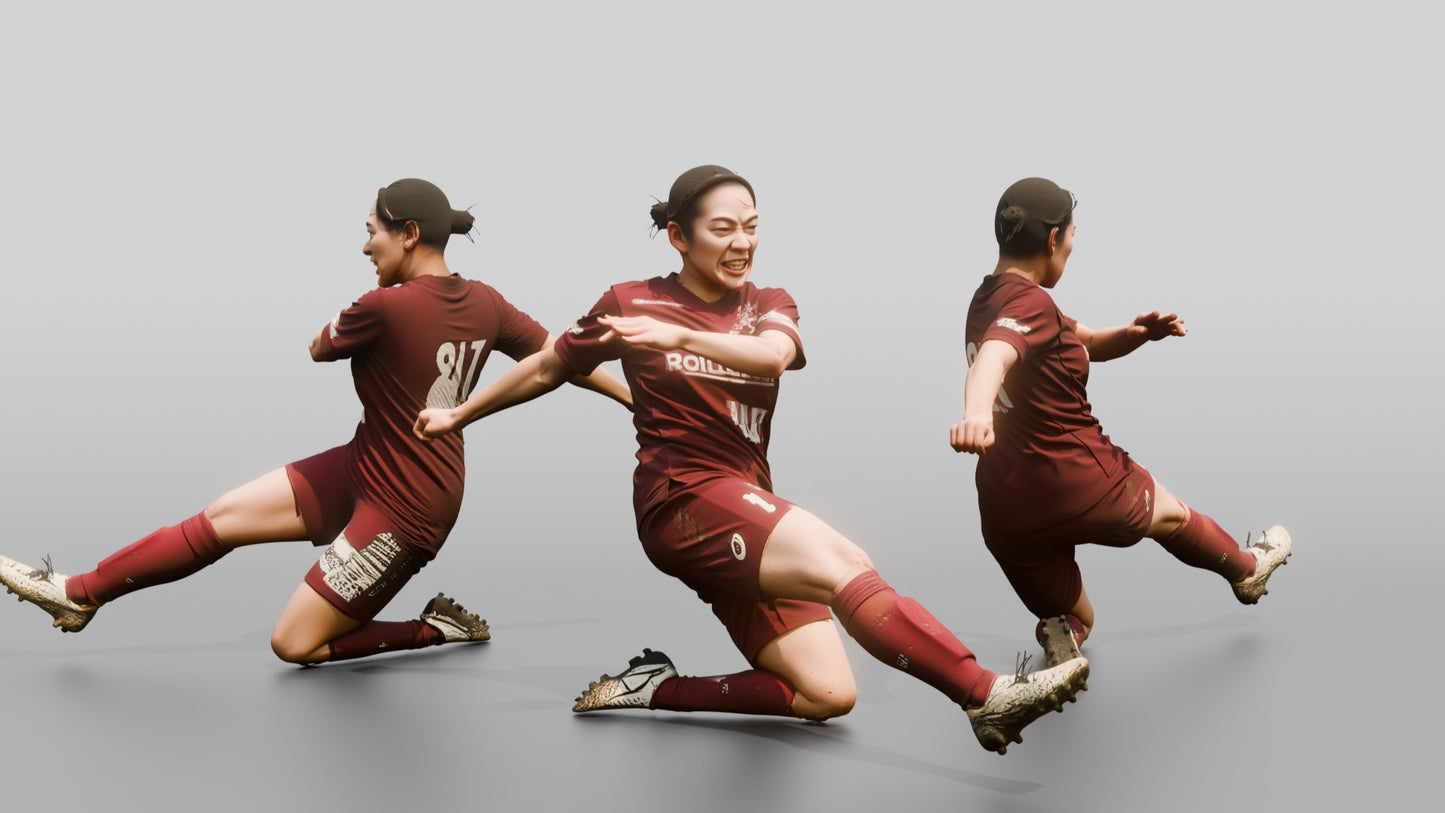 Soccer Player Sliding Challenge