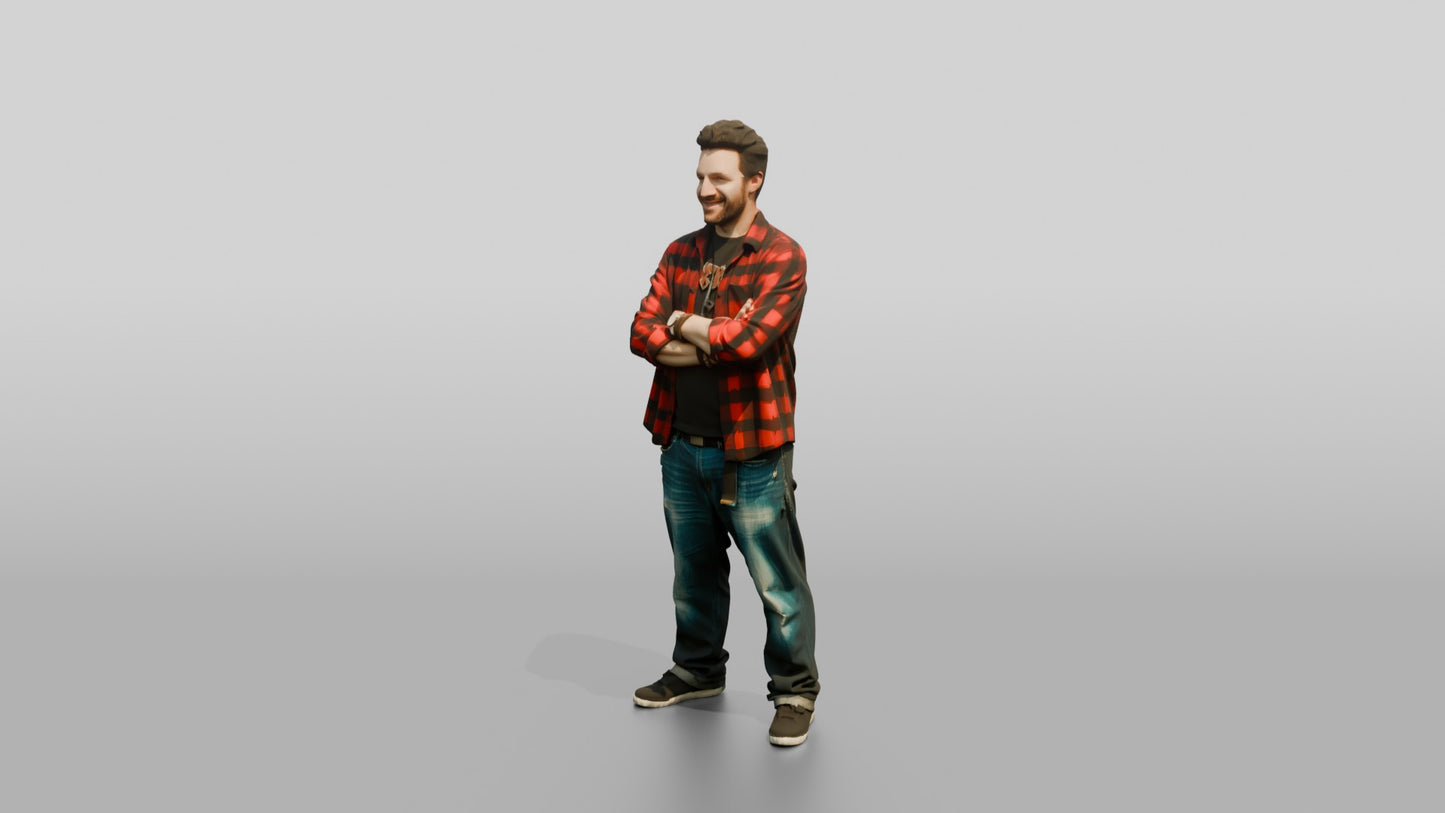 Grunge Skater Man 07