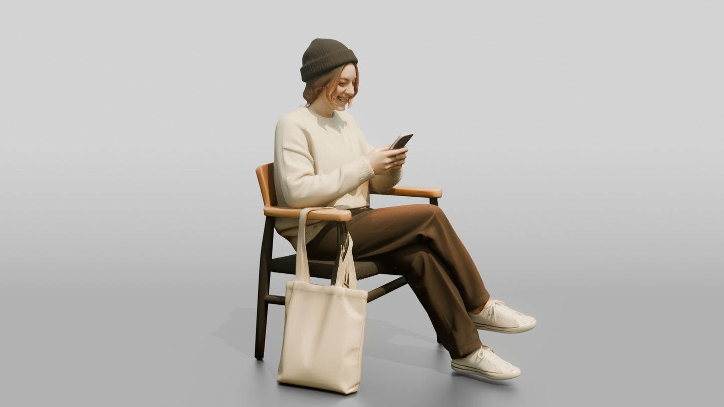 Casual Student Urban Creative Woman 02