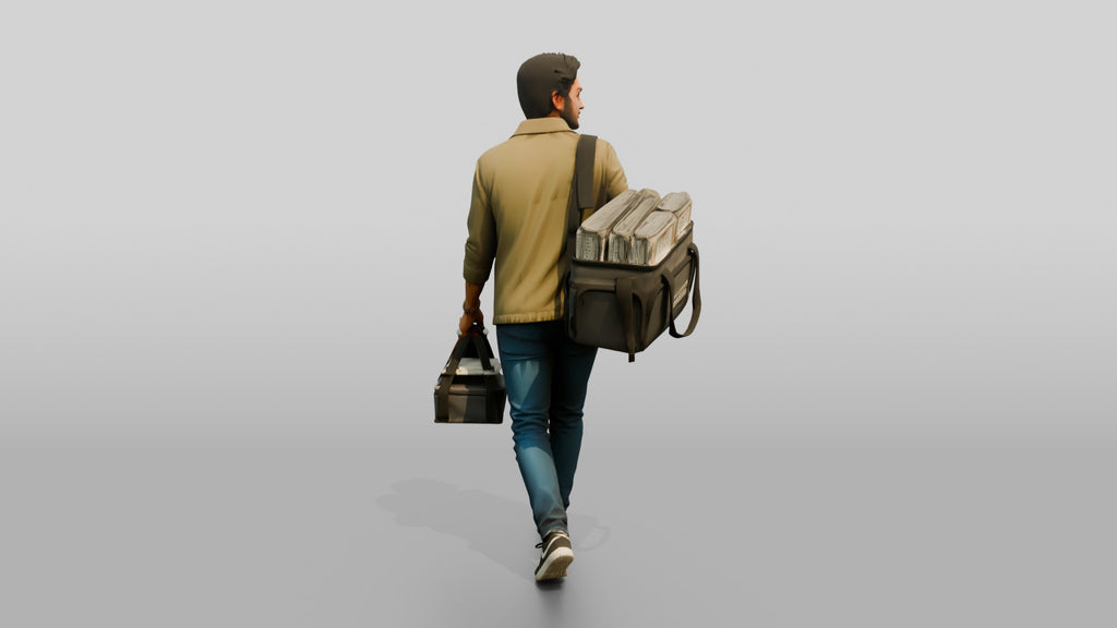 Food Courier with Insulated Bag