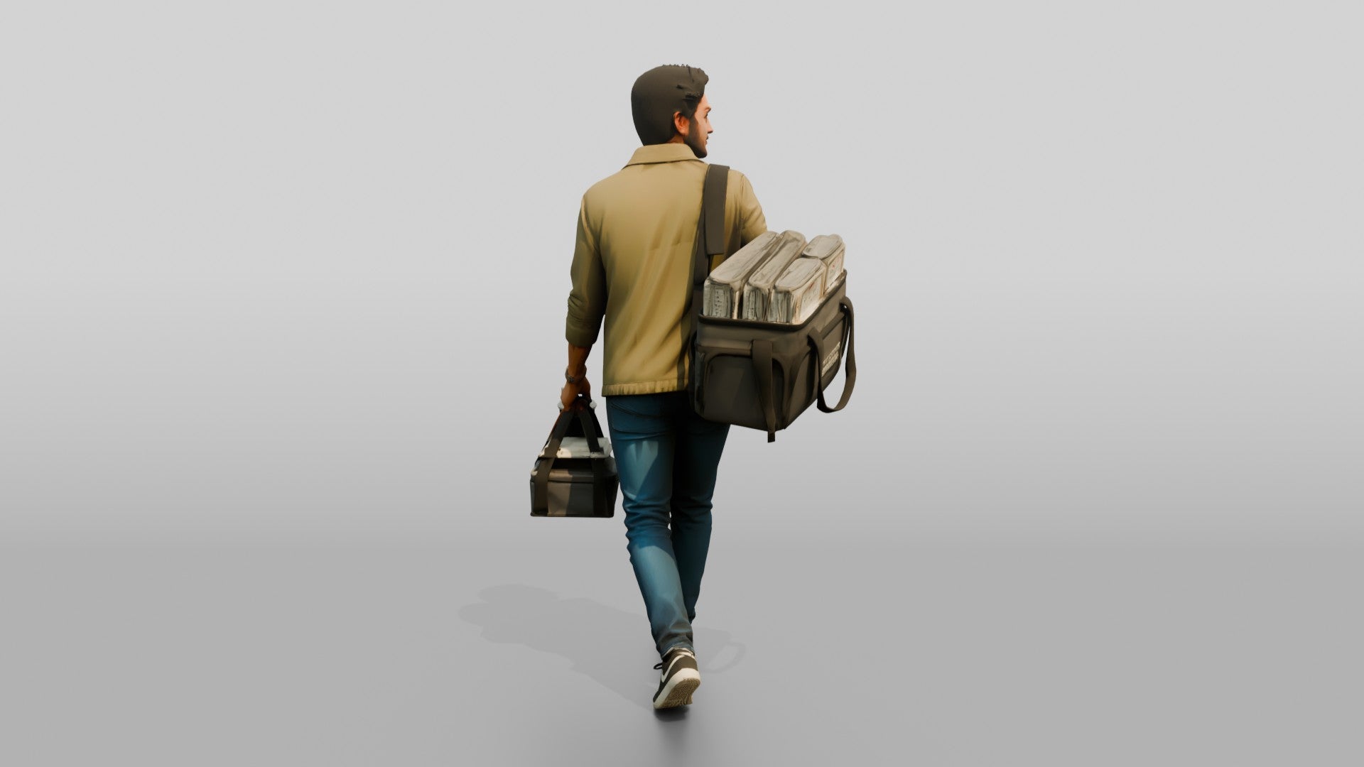 Food Courier with Insulated Bag
