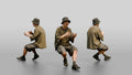 Man Gesturing in Oversized Streetwear