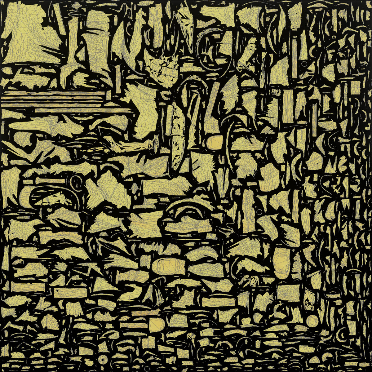 Construction Worker Man 49 - UV layout, metallic roughness map