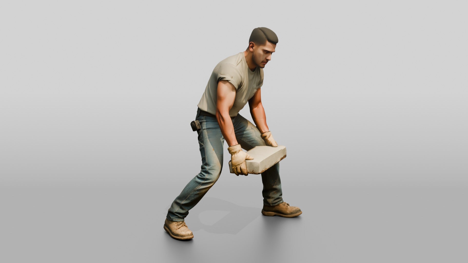 Construction Worker Man 55