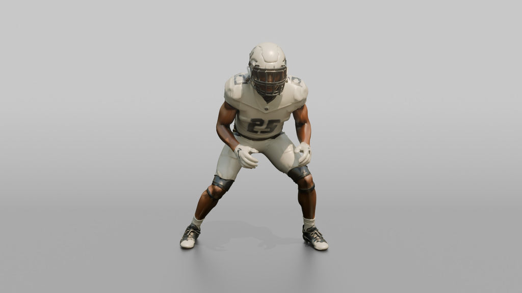Cornerback in Press Coverage Stance