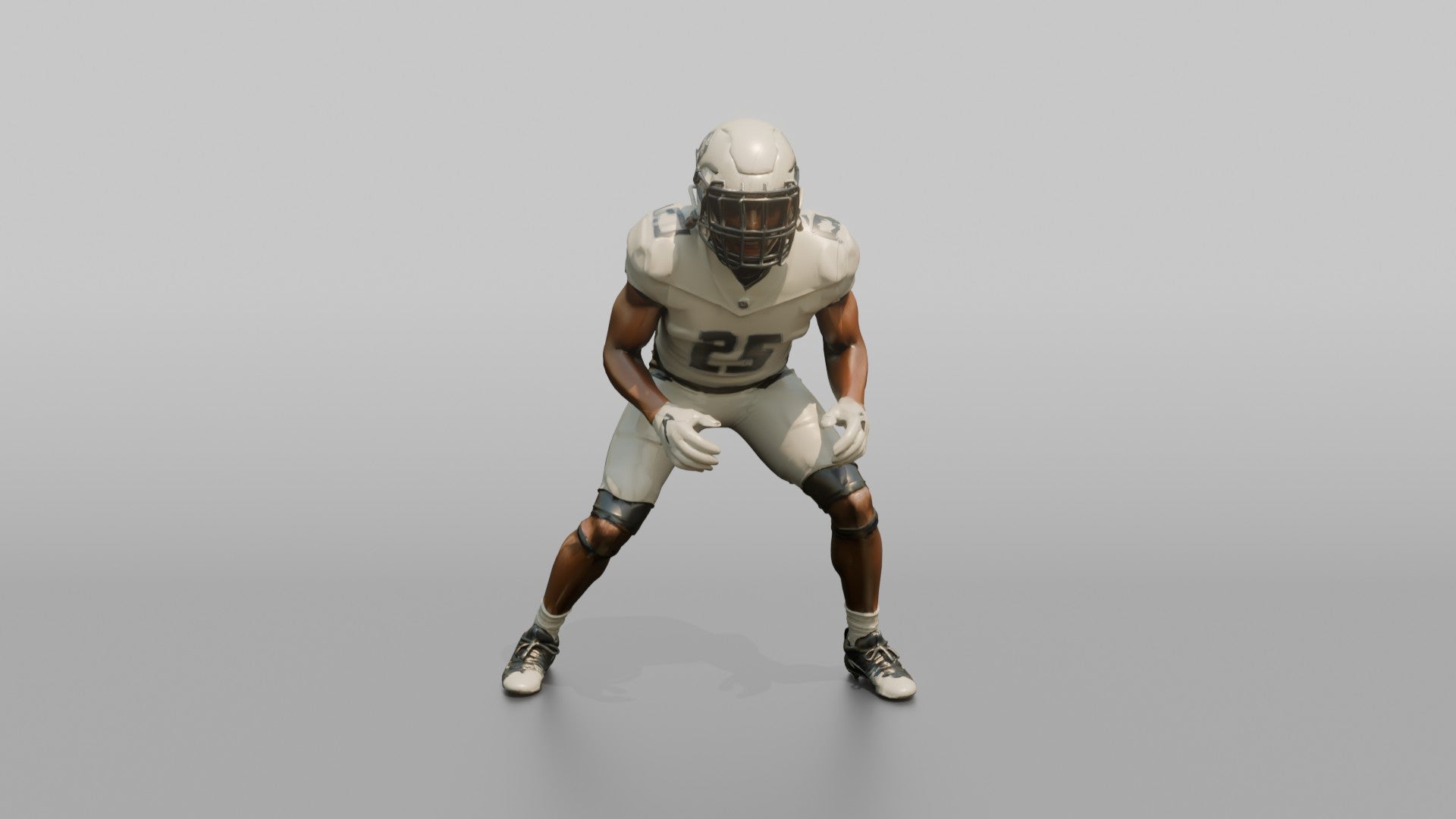 Cornerback in Press Coverage Stance
