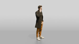 Smart Casual Professional Man 03 - 3D character model, view 1