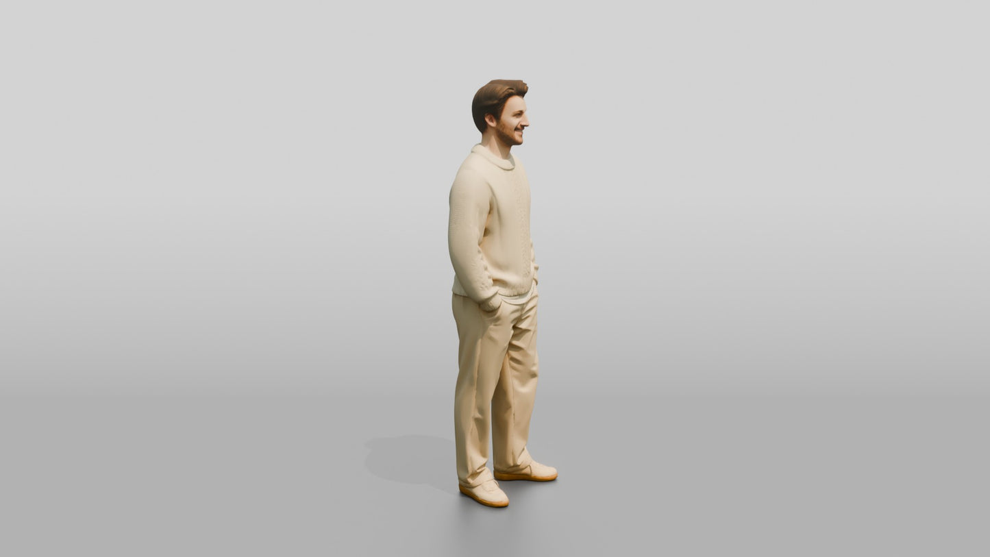 Cozy Oversized Casual Man 01